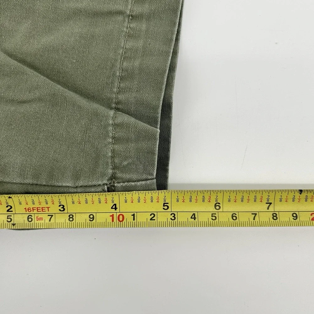Cabela's Outdoors Olive Canvas Cargo Shorts Mens 38 Utility Hiking Rugged